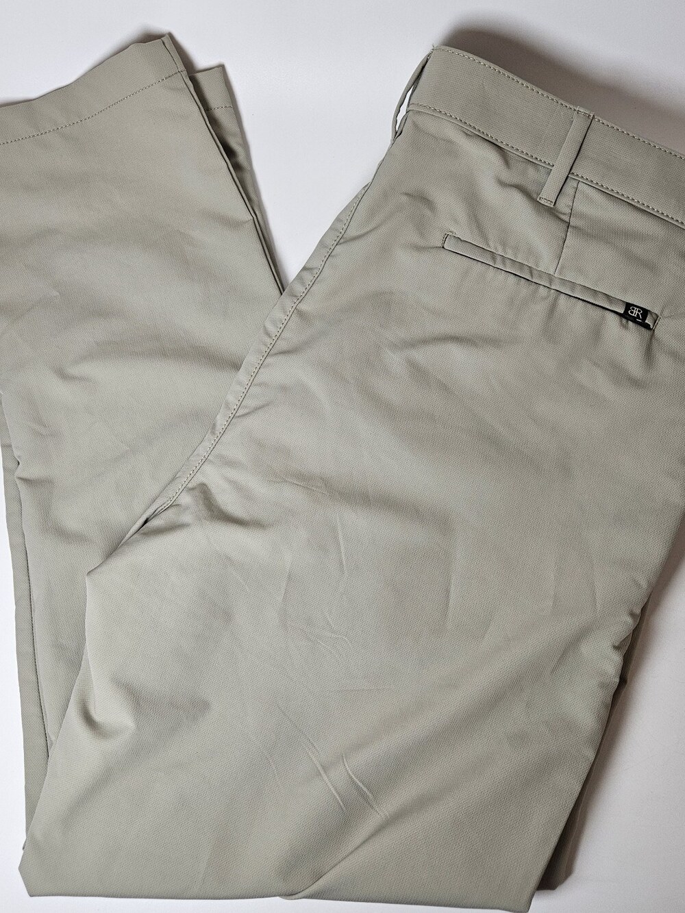 Banana Republic Mens Pants 38x30 Gray Golf Performance Moisture Wicking